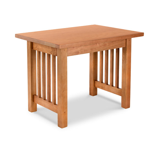 Lyndon Furniture American Mission End Table crafted from solid wood with vertical slats and four sturdy legs.