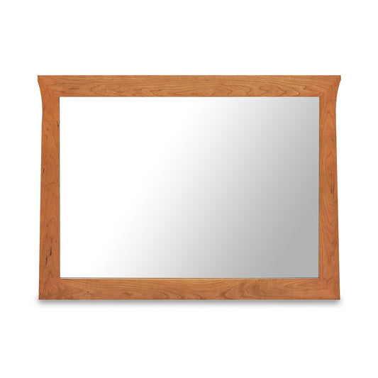Andrews Dresser Mirror by Lyndon Furniture, a rectangular solid wood mirror with clean lines and natural finish, highlighting its craftsmanship.