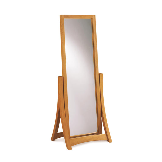 Copeland Furniture Berkeley Floor Mirror featuring a solid wood frame and contemporary design, highlighting craftsmanship and elegant details.