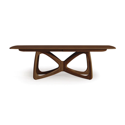 Copeland Furniture Butterfly Extension Dining Table with elongated oval top made from sustainable North American hardwoods.