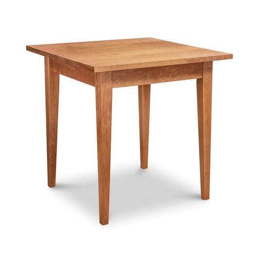 Lyndon Furniture Classic Shaker Square Dining Table with a smooth square top and four straight legs, crafted in high quality wood.