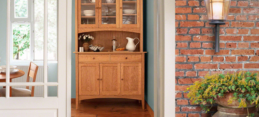 Solid Wood China Cabinets & Hutches