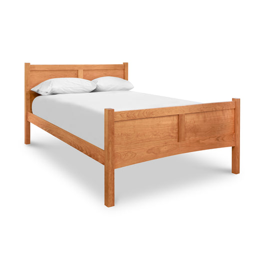 Essex High Footboard Bed in solid hardwood with eco-friendly finish and sleek design by Vermont Furniture Designs.