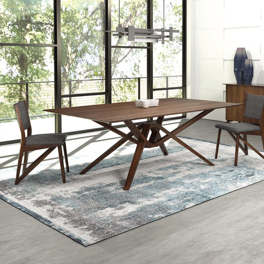 Exeter Solid Top Dining Table by Copeland Furniture, crafted from North American hardwood, showcasing modern design and expert craftsmanship.