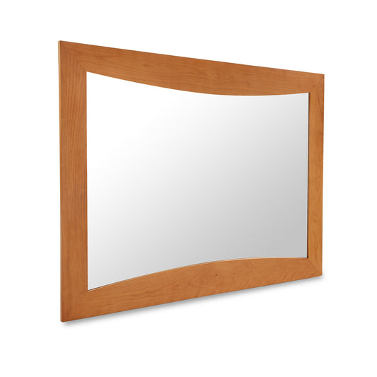 Green Mountain Mirror by Lyndon Furniture with a handcrafted rectangular hardwood frame and classic New England detailing.