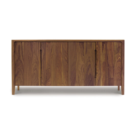 Lisse Buffet by Copeland Furniture, wooden sideboard with four cabinet doors, natural finish and minimalist design.