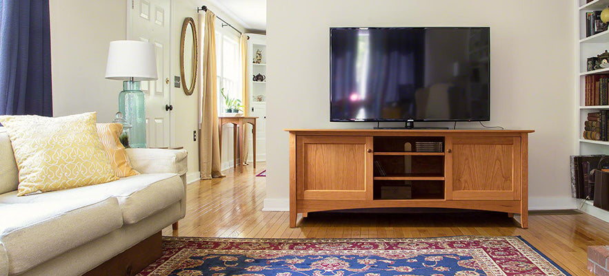 Solid Wood TV Stands & Media Consoles