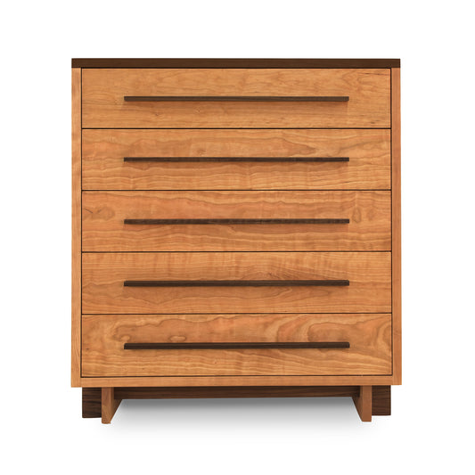 Modern American 5-Drawer Chest showcasing sleek design by Vermont Furniture Designs.