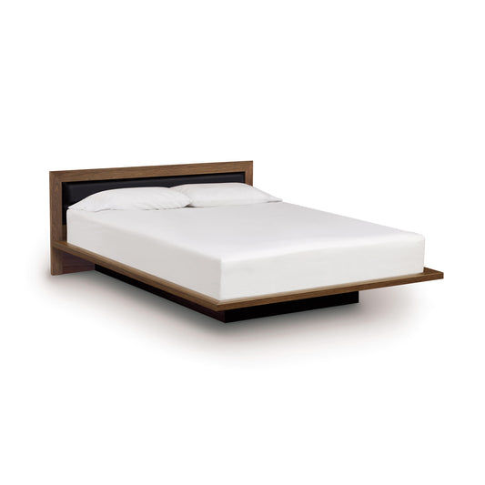 Copeland Moduluxe Platform Bed featuring an upholstered headboard, showcasing modern design and superior craftsmanship in American-made bedroom furniture.